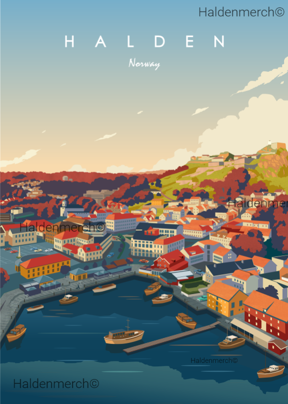 Halden plakat 50X70