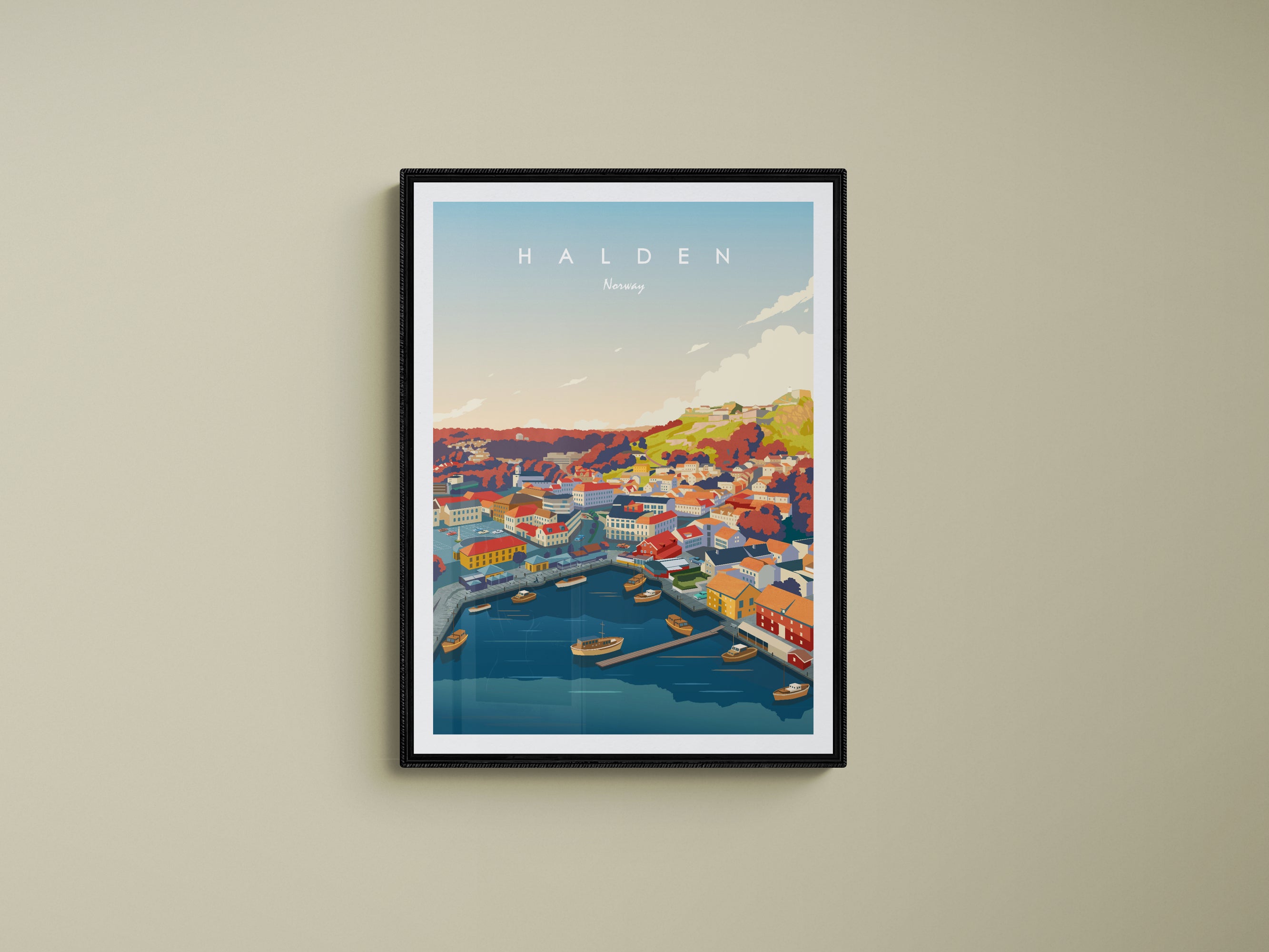 Halden plakat 50X70